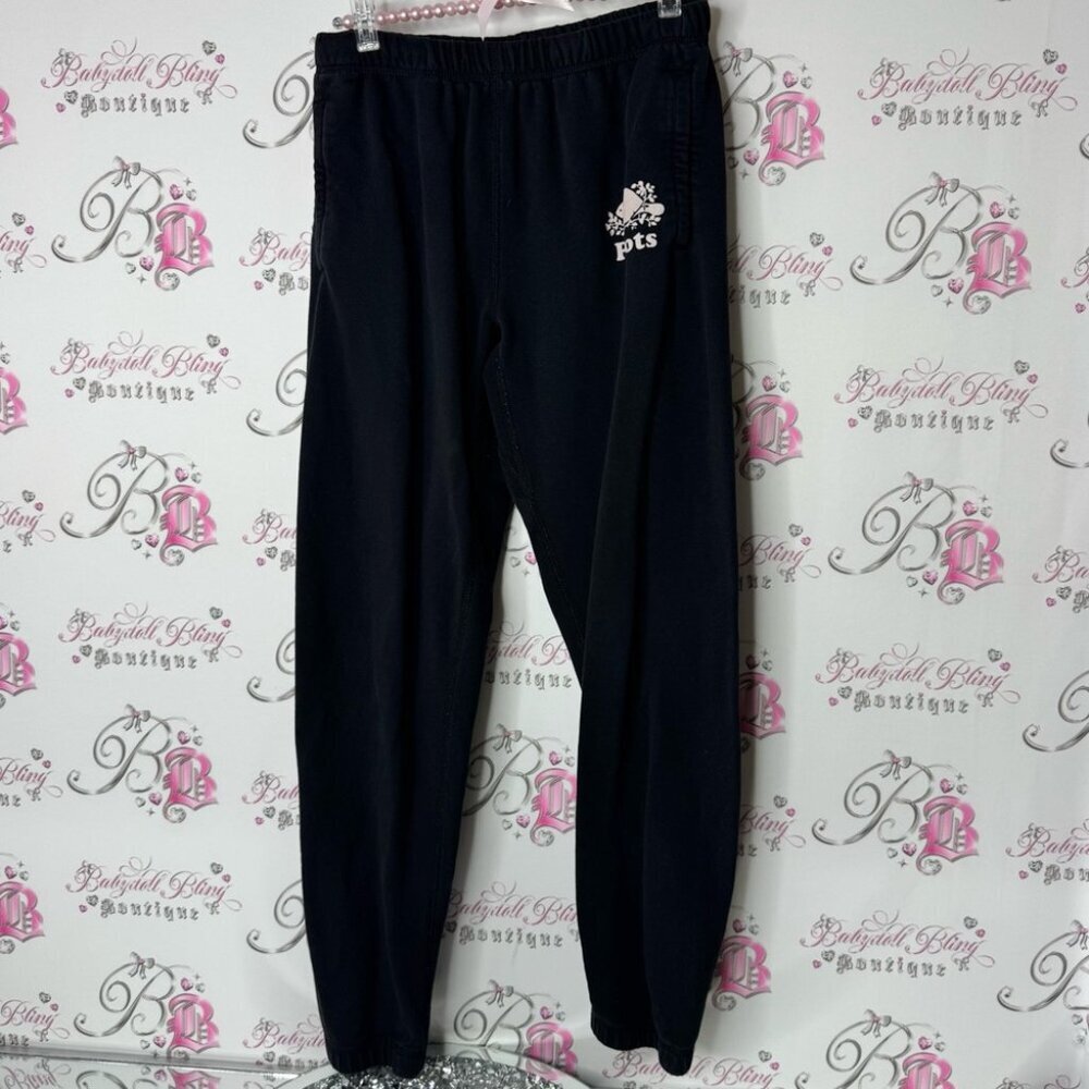 Roots Sweatpants charcoal black white roots beaver Logo comfy pants bottoms